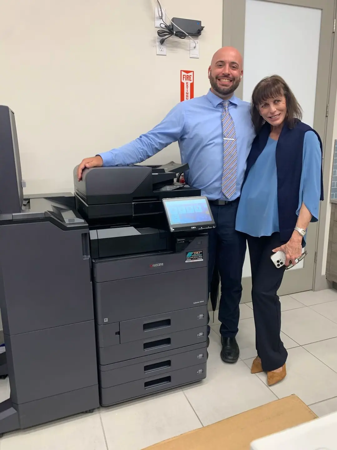 Business copier delivered and installed for a South Florida customer
