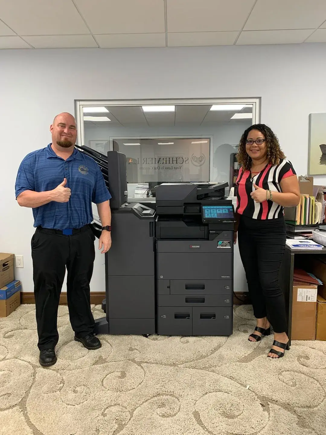 Local copier installation for a South Florida business customer