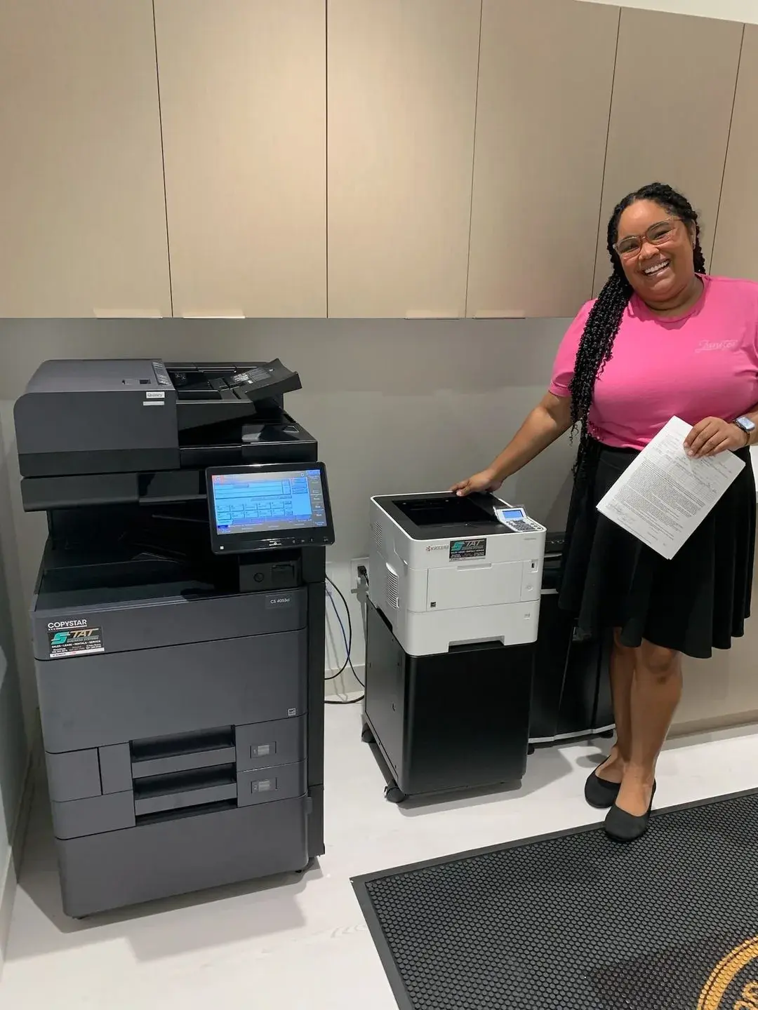 Kyocera multifunction copier installed for a South Florida business