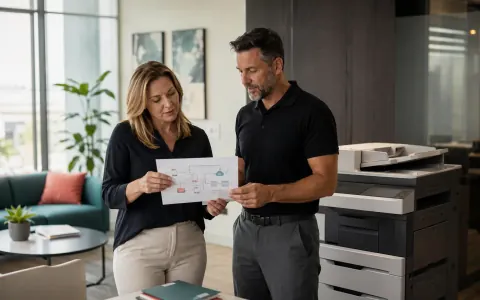 South Florida business reviewing copier leasing and purchase options