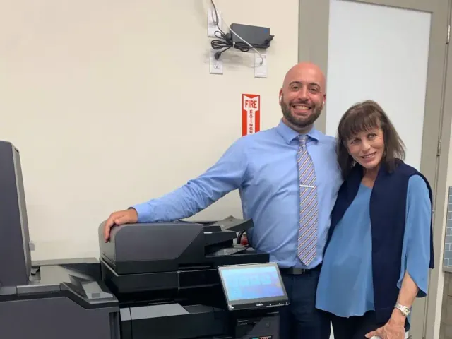 Business copier delivered and installed for a South Florida customer