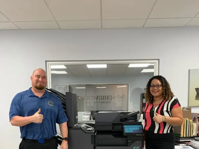Local copier installation for a South Florida business customer